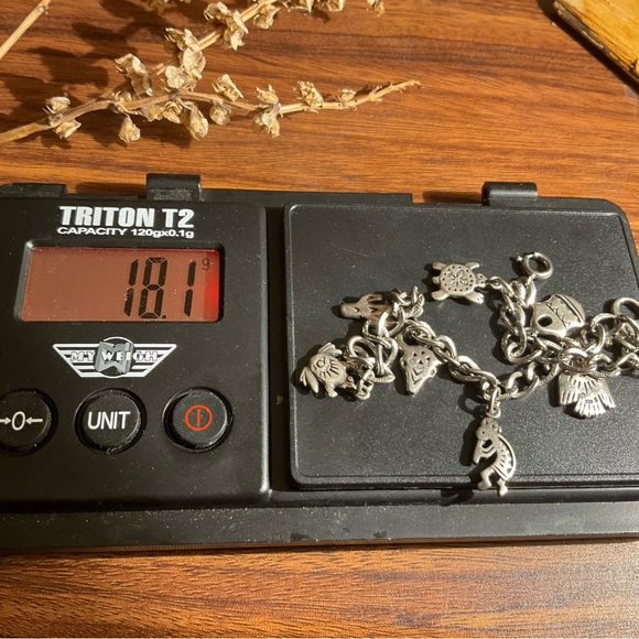 Sterling Silver Southwestern Charm Bracelet - Picture 10 of 10